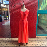 Lucie Ann Coral Belted Hostess Gown