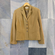 Travis Ayers for Dressbarn Olive Silk Blazer