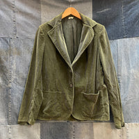 Olive Corduroy Vintage Blazer — As-Is