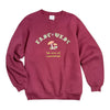 We Are All Connected Mushroom Sweatshirt #5.16 - Burgundy L