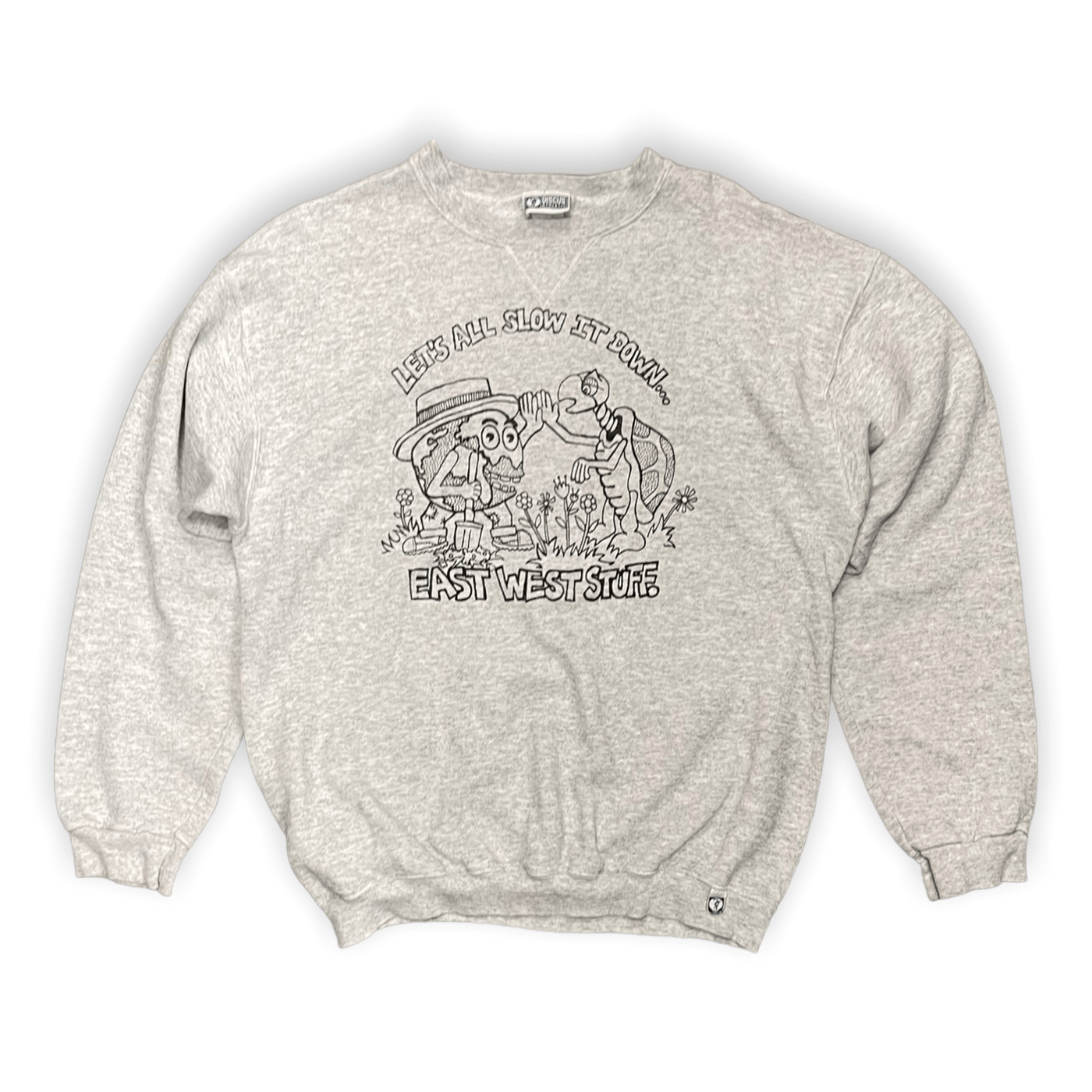 Slow it Down Turtle Sweatshirt #1.20 Lt Grey L