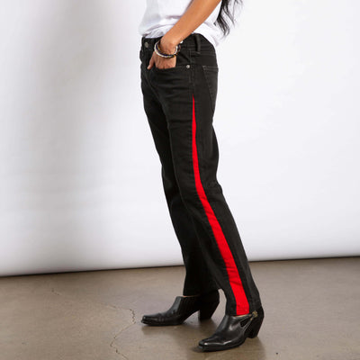 Tay Trong Black/Red Denim