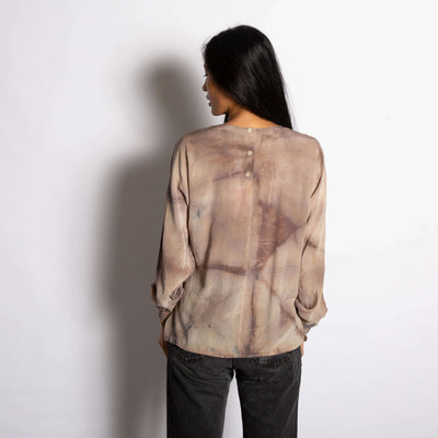 Naturally Dyed Silk Blouse