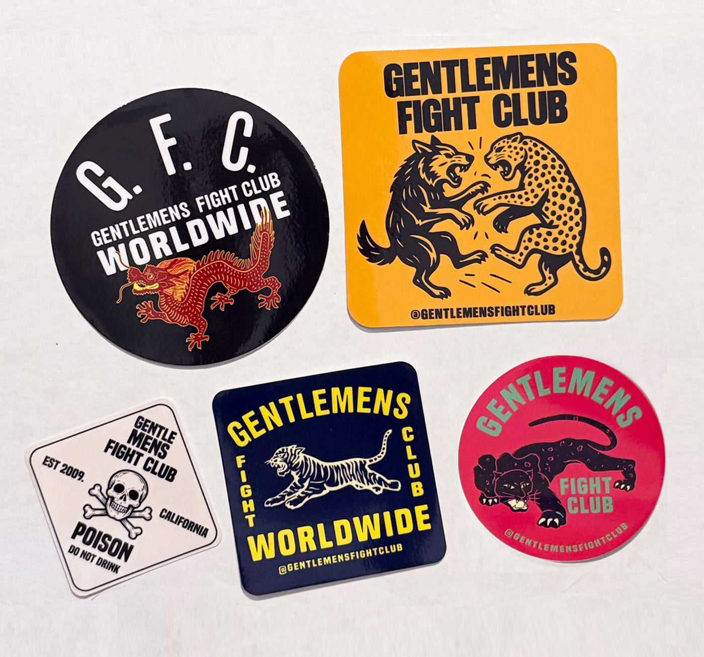 GFC Sticker Pack 5 Pack