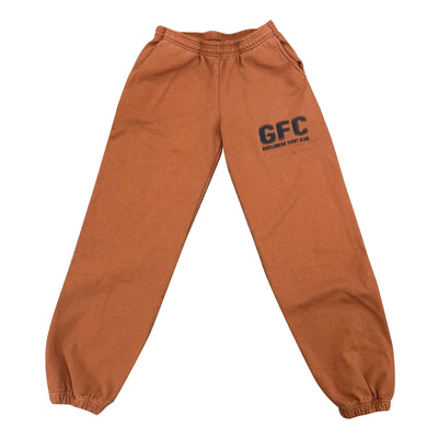 GFC BEHIND THE GLASS Sweatpants Chestnut 14oz Heavy Fleece PRINTED