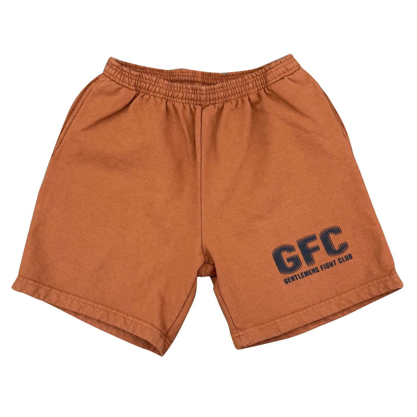 GFC BEHIND THE GLASS Shorts Chestnut 14oz Heavy Fleece PRINTED