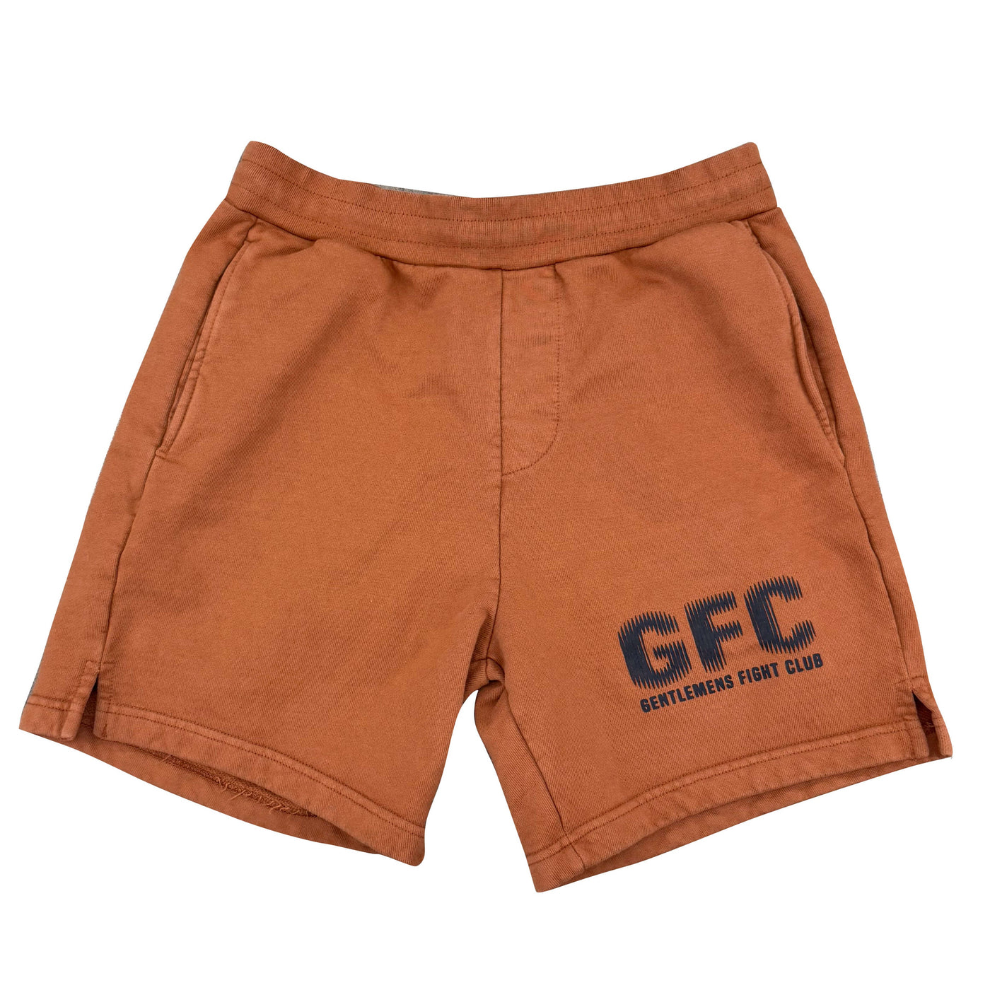 GFC BEHIND THE GLASS Shorts Chestnut 14oz Heavy Fleece PRINTED
