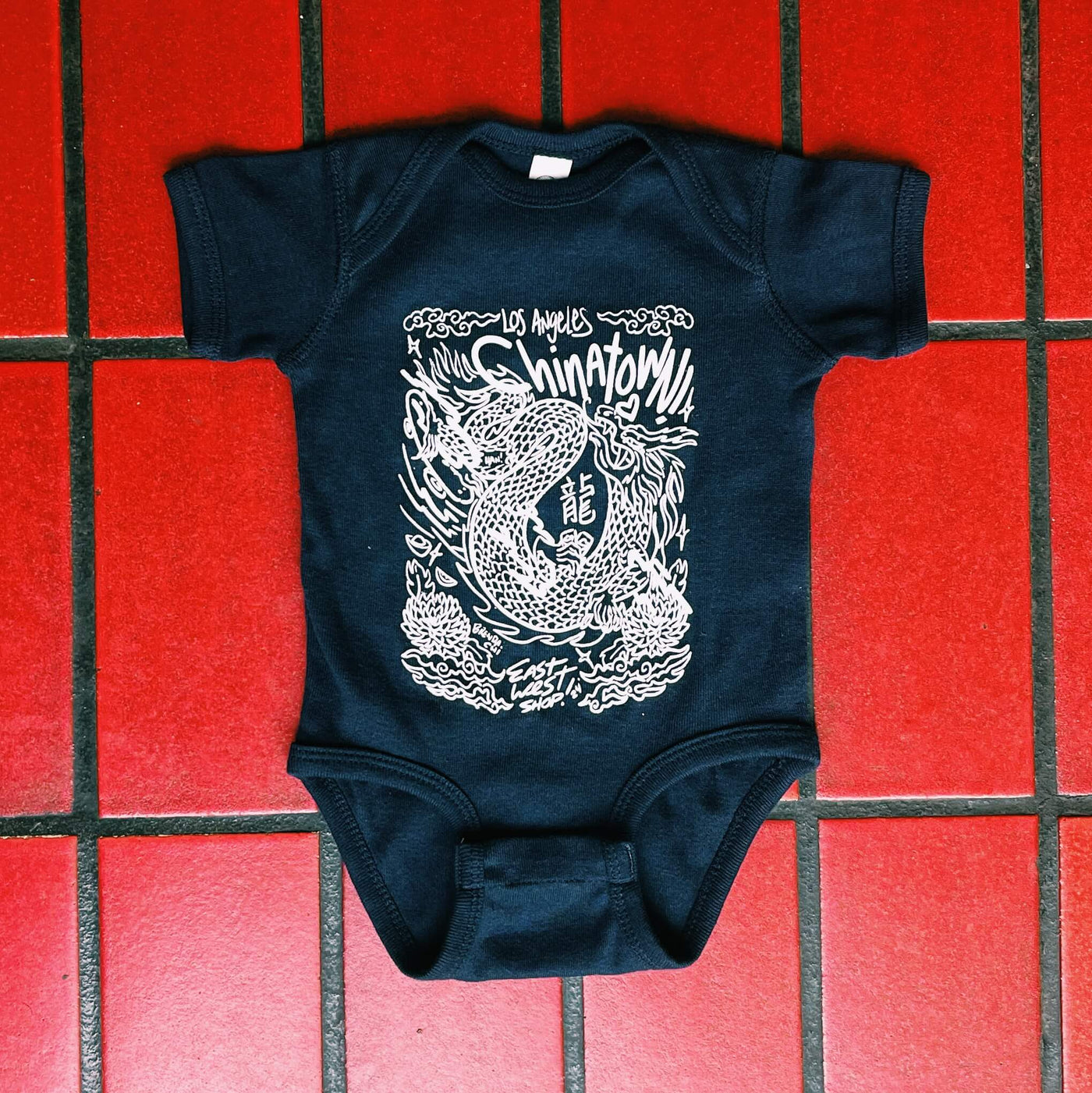 East West x Brenda Chi Year of The Dragon Baby Onesie