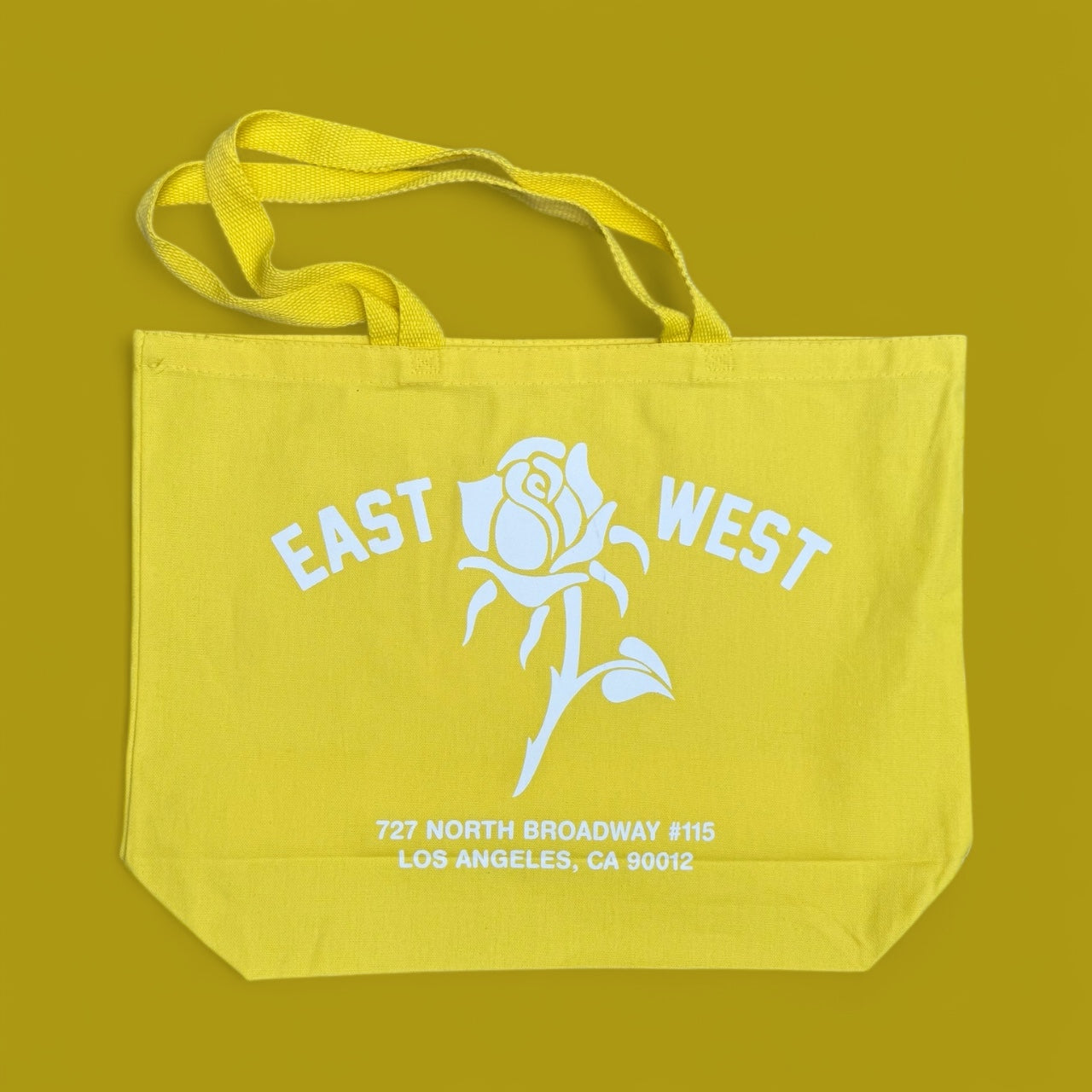Rose Tote Bag - Yellow