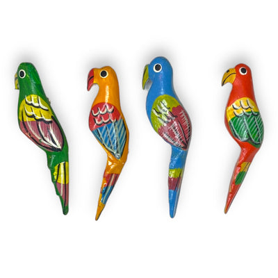 Wood Parrot Pins