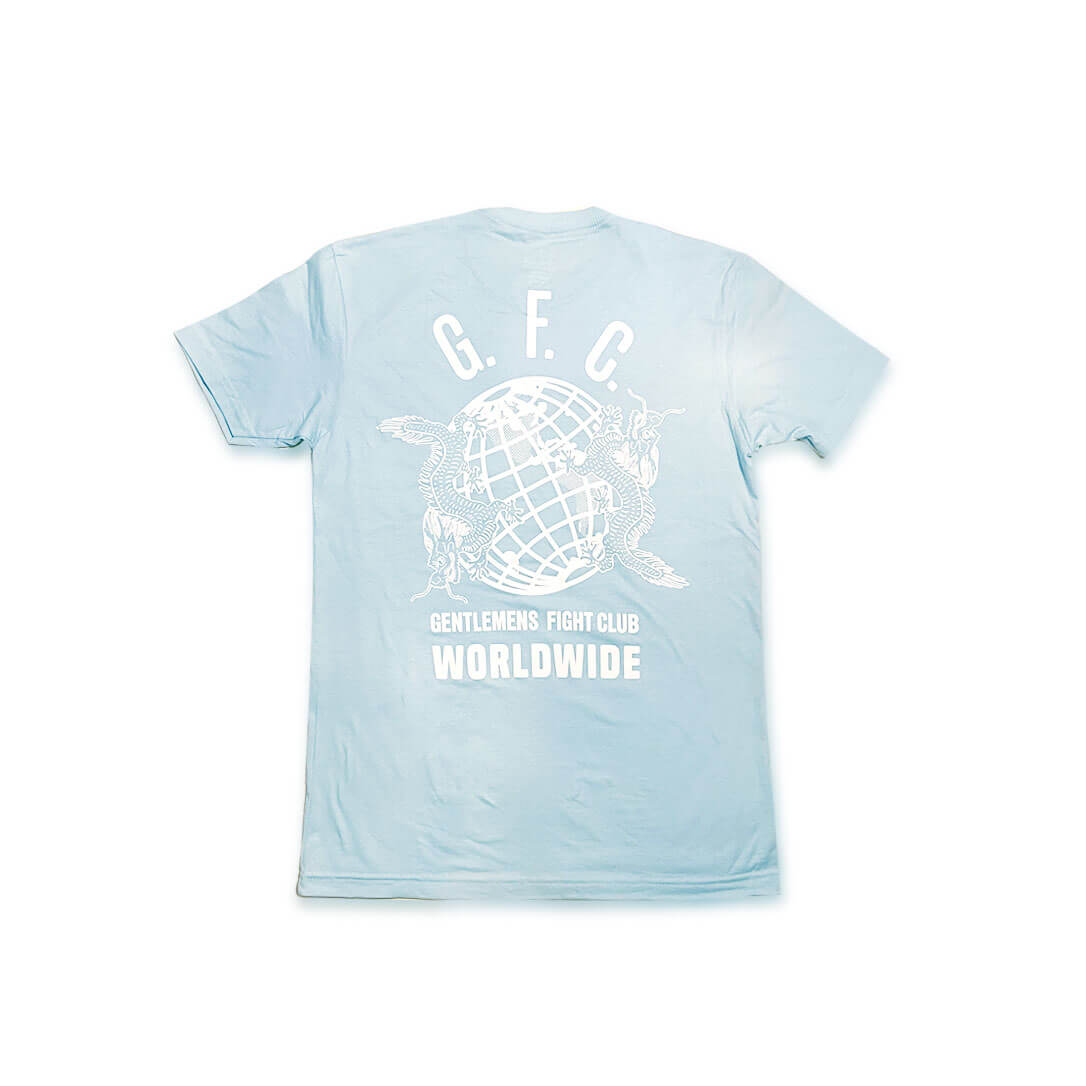 GFC Worldwide LIGHTWEIGHT Short Sleeve Tee Light Blue