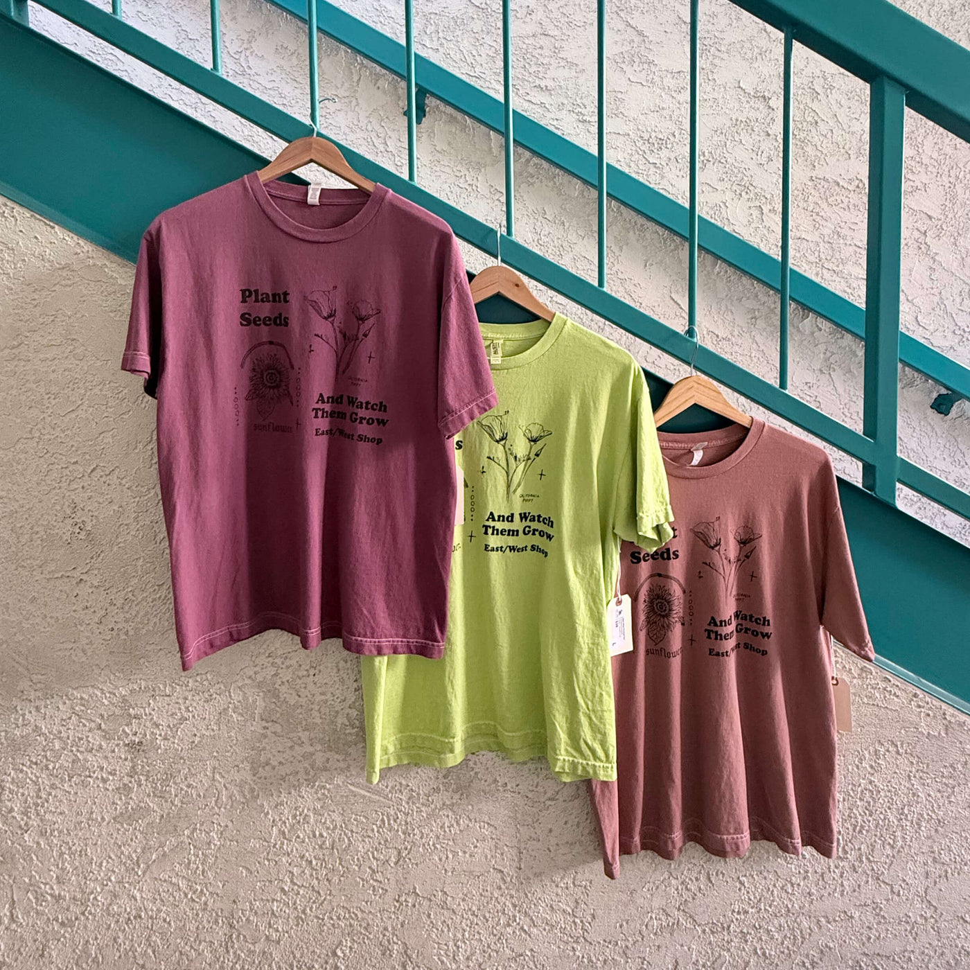 plant the seeds shirt East West Plant Seeds Tee M / Lime Green