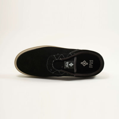 Opus Honey Slip on -  Black Cream Suede