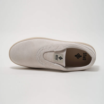 Opus Honey Slip on  Cup-  Cream/Cream Suede