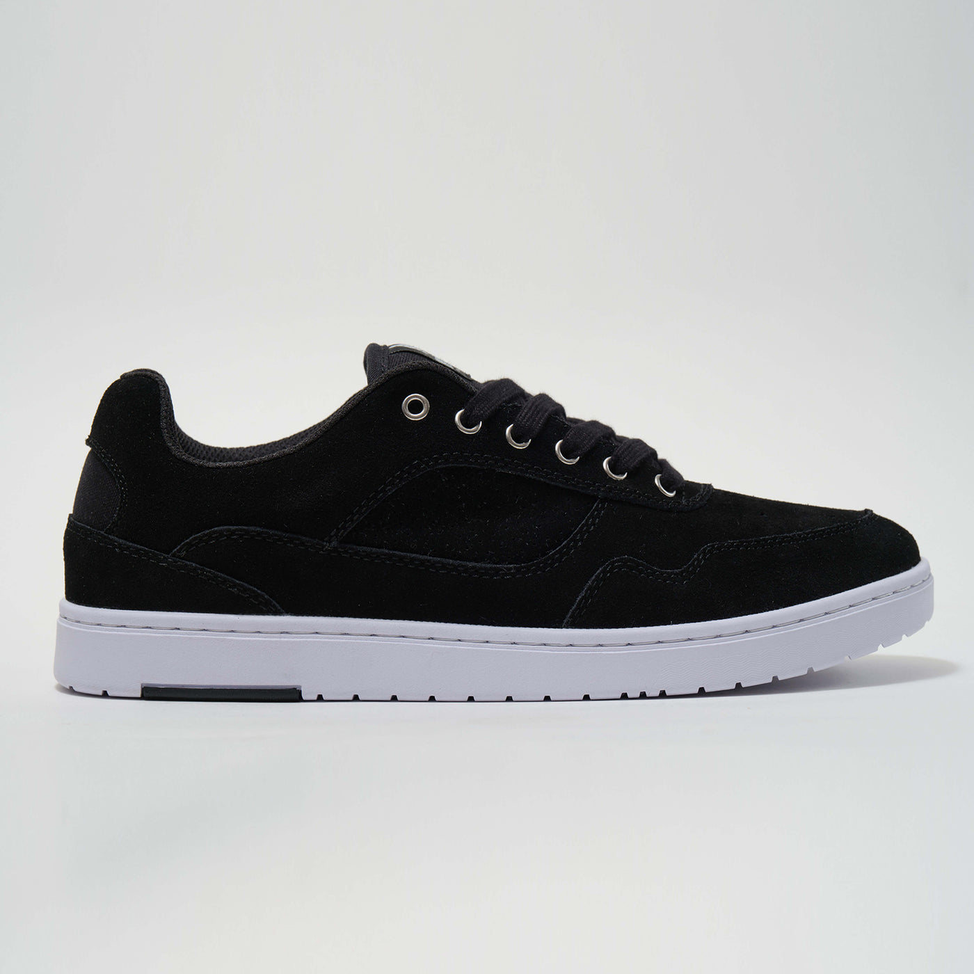 Standard Low Cup -  Black White Suede