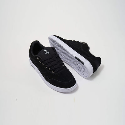 Standard Low Cup -  Black White Suede