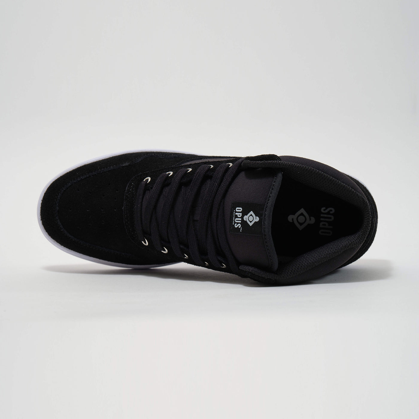 Standard Mid Cup -  Black White Suede