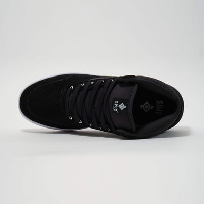 Standard Mid Cup -  Black White Suede