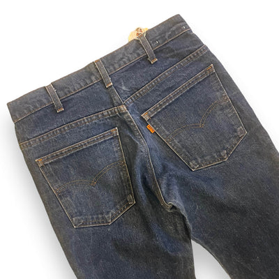 Levi's 217 Back waistband with orange Levi's tab on the back pocket