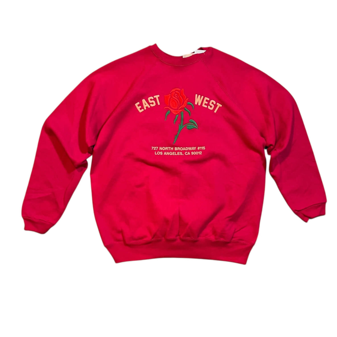 East West Rose Sweatshirt #10.20 Dark Pink L