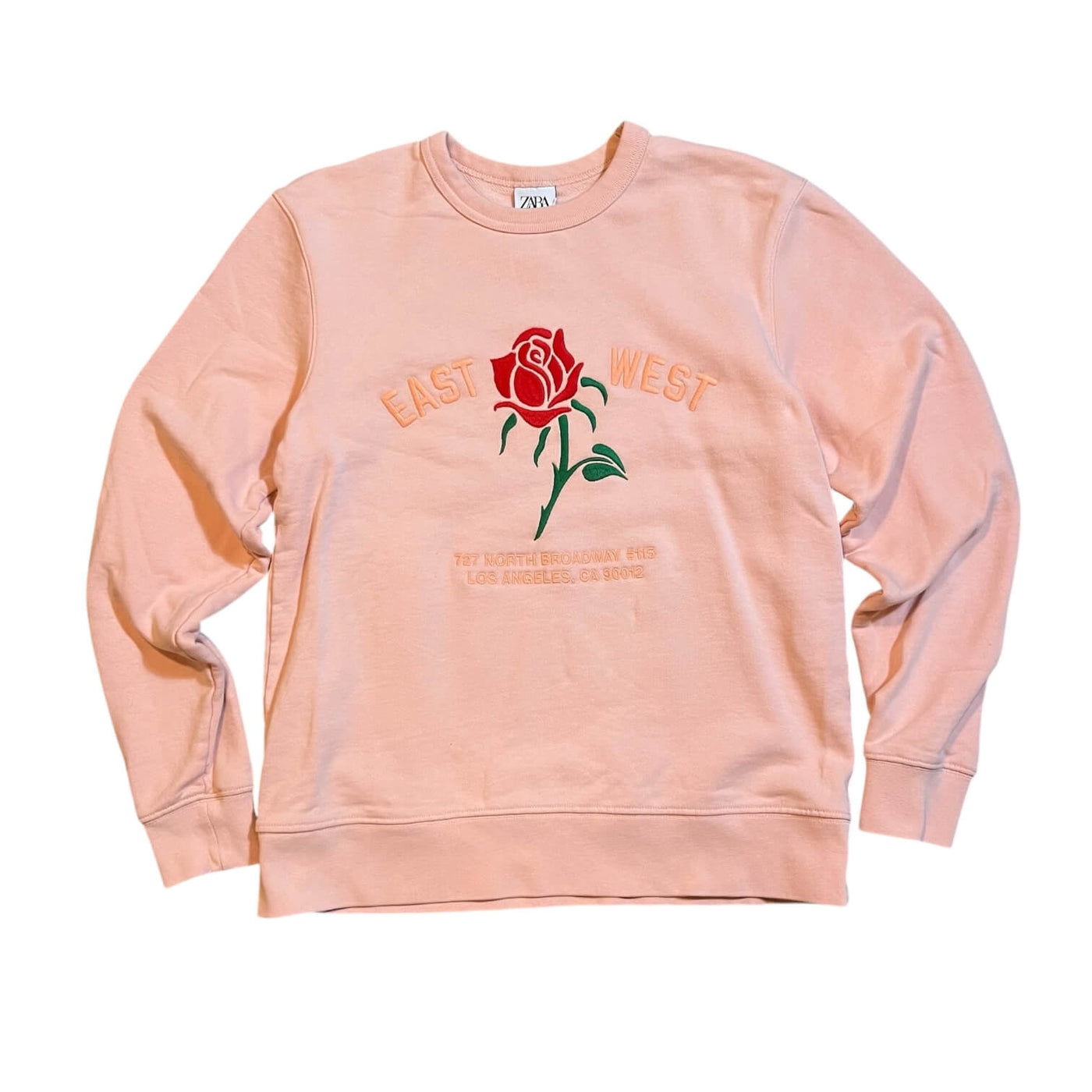 East West Rose Sweatshirt #10.21 Light Pink S