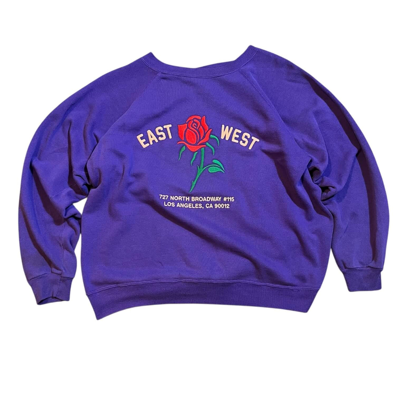 East West Rose Sweatshirt #10.25 Purple L