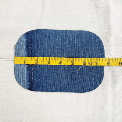 Cut Denim Patches for Sashiko Repair