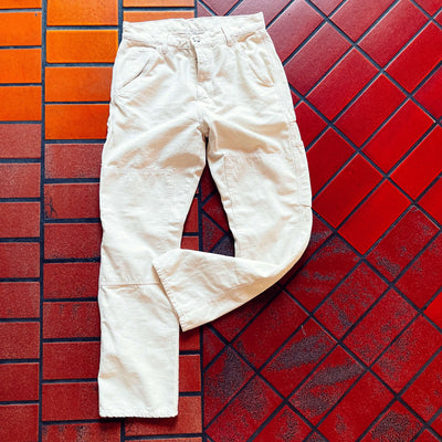 Unisex Soft Wash Carpenter Pants - Natural