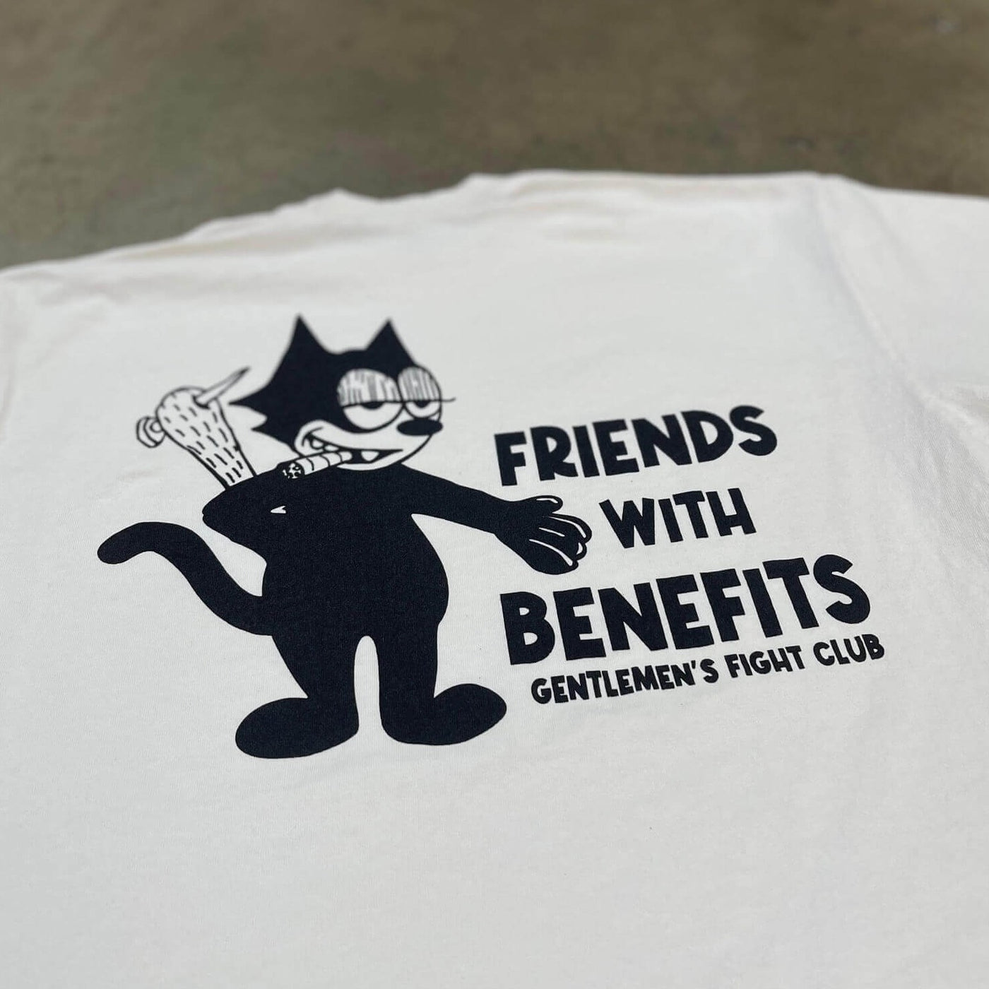 GFC 'Friends With Benefits' HEAVYWEIGHT Tee Creme